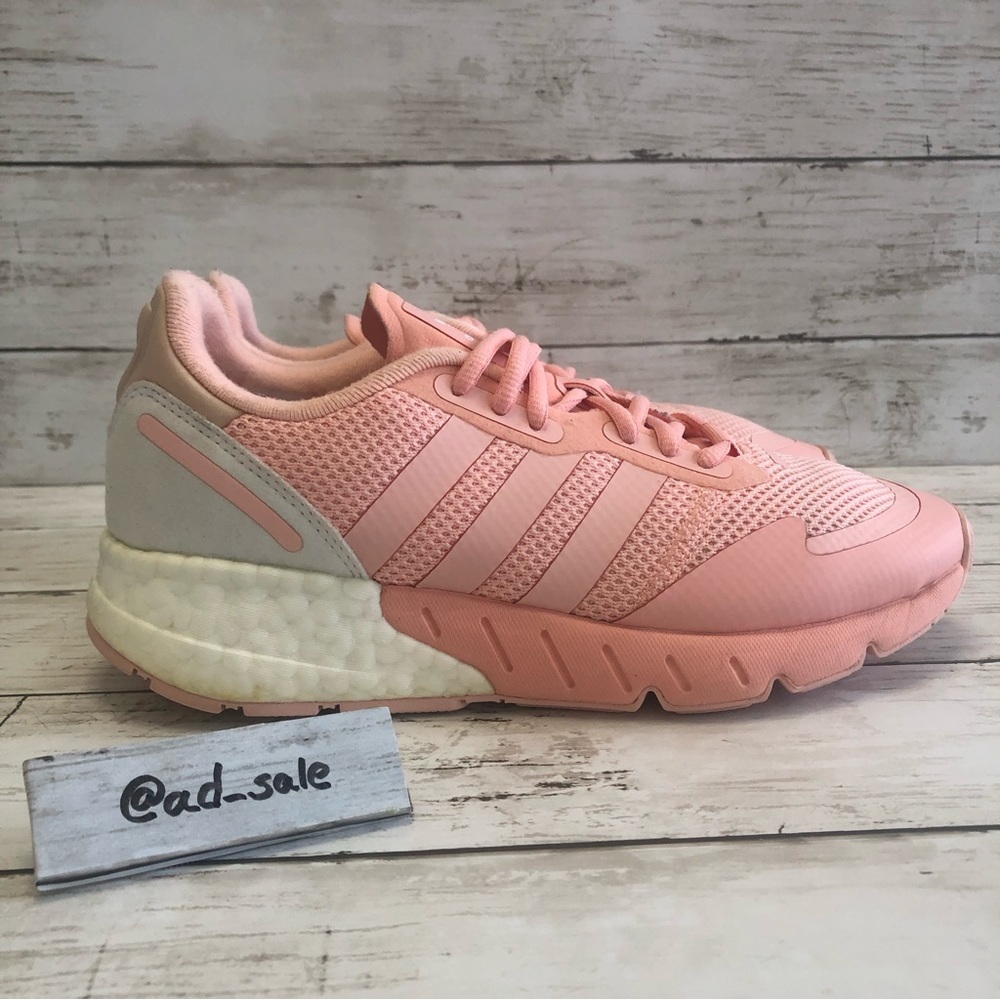 Adidas ZX 1K Boost Glow Women’s Pink Sneakers Size 7 1/2